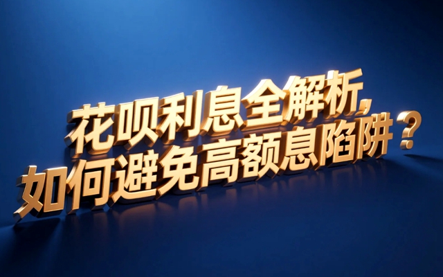 花呗利息全解析，如何避免高额利息陷阱？